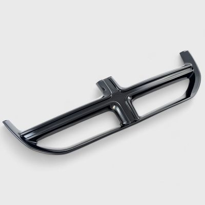 2011-2020 Dodge Grand Caravan Grille Overlay Gloss Black 1Pcs ABS Plastic