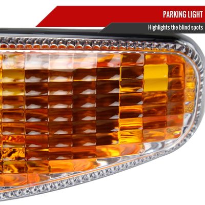 1999-2006 GMC Sierra 1500/2500/3500 Yukon/ XL Headlights&Bumper Lights Chrome