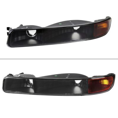 1999-2006 GMC Sierra/ 2000-2006 Yukon/XL Factory Bumper Lights Matt Black