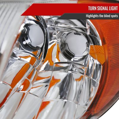 2001-2007 Dodge Caravan / Voyager /Town&Country Factory Headlights Chrome