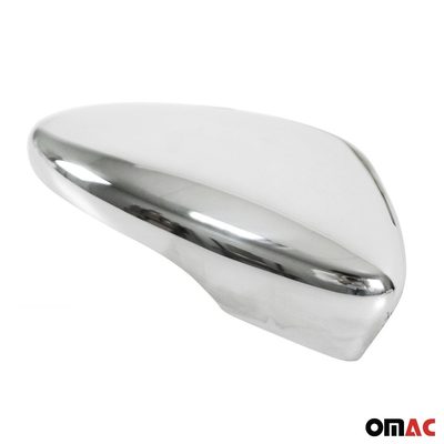 Side Mirror Cover Caps Fits VW Passat CC 2008-2012 Pre-FL Stainless Steel Chrome
