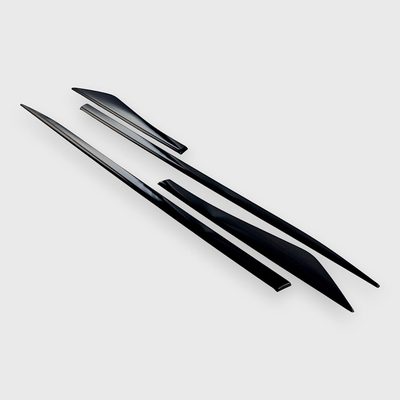 2021-2025 Nissan Rogue Side Door Molding Trim Set Gloss Black 4Pcs ABS Plastic