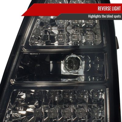 2005-2006 Mini Cooper S LED Tail Lights Chrome Housing/Smoke Lens