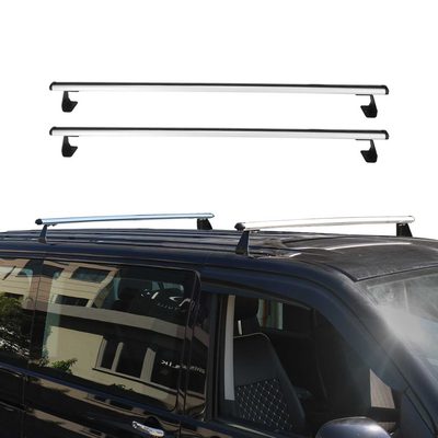 2013-2021 Nissan NV200 Roof Rack Cross Bars Luggage Carrier Aluminium Silver 2 Pcs