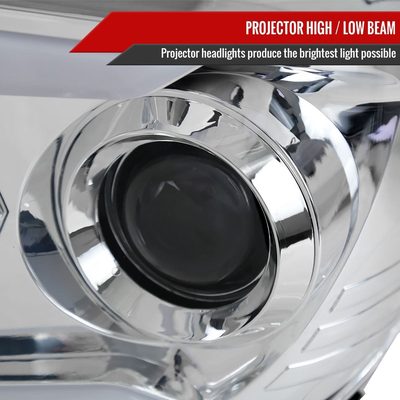 2014-2021 Toyota Tundra LED CBar Projector Headlights Arrow Signals Chrome