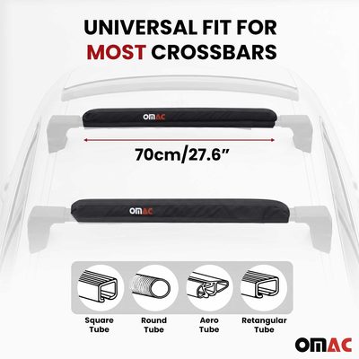 28" Roof Pad Surfboard Kayak Canoe Cross Bar Protector Carrier Deflector