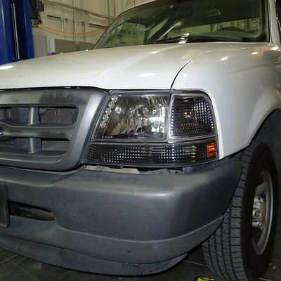 1998-2000 Ford Ranger Corner Parking Turn Signal Lights Matte Black/Clear Lens