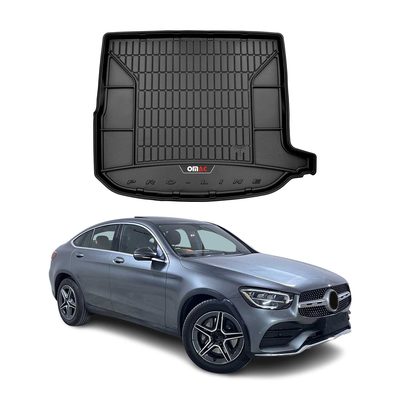 2016-2019 Mercedes GLC Class Coupe C253 Premium Cargo Liner Trunk Mat All Weather Heavy Duty Black