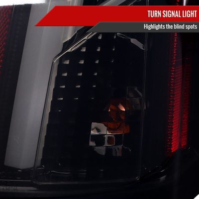 2003-2007 Cadillac CTS LED Tail Lights Glossy Black Housing/Smoke Lens