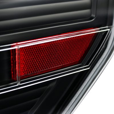 2009-2014 Ford F-150 LED Tail Lights - OZ Matte Black Housing/Clear Lens
