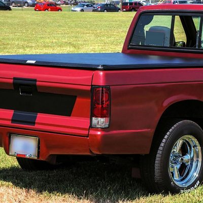 1982-1994 Chevy S10/Blazer GMC S15/Sonoma Tail Lights Chrome/Red Clear Lens