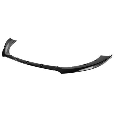 2015-2017 Ford Mustang Glossy Black Polypropylene 3Pcs Bumper Lip Spoiler