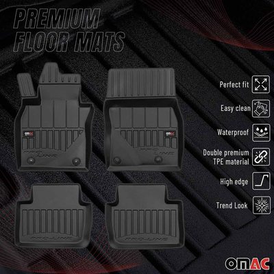 2020-2026 Mazda CX-30 Premium Floor Mats Liners Full Set All Weather Heavy Duty