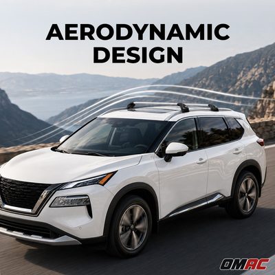 2021-2024 Buick Envision Roof Rack Cross Bars Silver Luggage Carrier 2 Pcs