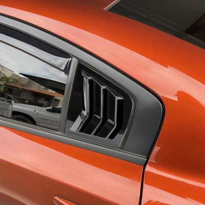 2011-2021 Dodge Charger Glossy Black Side Window Louvers Vent