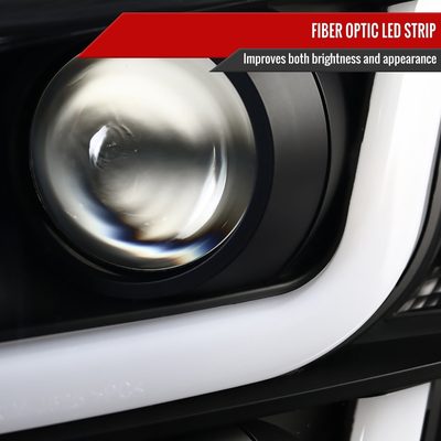 2015-2020 GMC Yukon/Yukon XL LED U-Bar Headlights LED Signal Lights Black