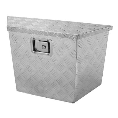 Universal 15~28" Heavy Duty Alu Truck Trailer Tongue Tool Box w/Lock & Keys
