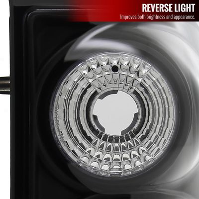 2002-2005 Ford Explorer Tail Lights Matte Black Housing/Clear Lens