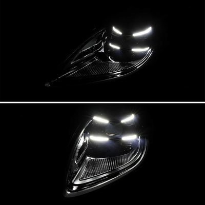 For Porsche Macan 95B.1 2015-2018 Matrix LED Projector Headlights DRL Non-Dynamic Black Clear Glossy Trim