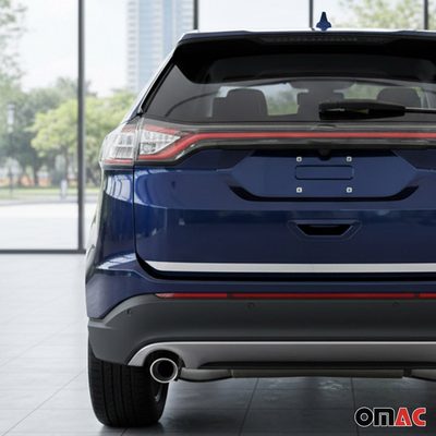 2015-2019 Ford Edge Rear Trunk Lid Molding Trim Stainless Steel Silver