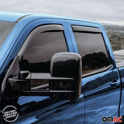Goodyear Wind Deflectors for Kia Seltos 2021-2025 In-channel Premium Smoke 4 pcs