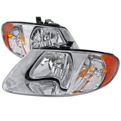 2001-2007 Dodge Caravan / Voyager /Town&Country Factory Headlights Chrome