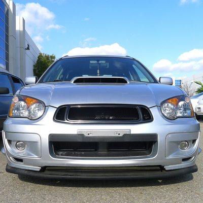 2004-2005 Subaru Impreza Black ABS Grille w/ Aluminum Mesh