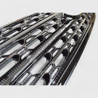 2020-2024 Ford Explorer Grille Overlay Gloss Black 1Pcs ABS Plastic