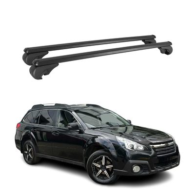 2010-2014 Subaru Outback Roof Rack Cross Bars Black