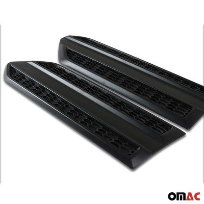 2011-2016 Kia Sportage Side Door Molding Trim Skirt Garnish ABS Black 2Pcs