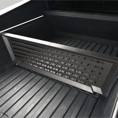 Adjustable Vault Cargo Divider Compatible with Bed Mat For Cybertruck
