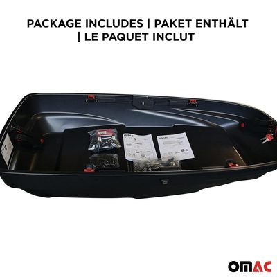 G3 Roof Box 7.8 cu ft PS UV-protected Matt Black Dual Side Opening