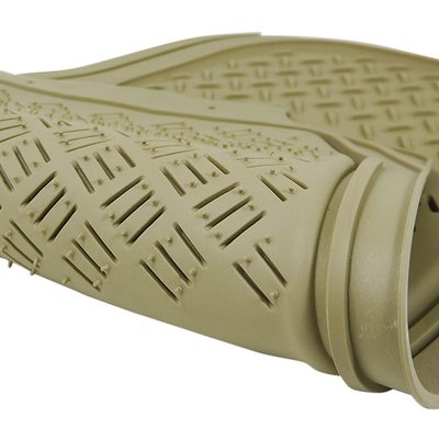 Universal fit Rubber NonSlip Car Floor Mats Liner All Weather 4Pcs Beige