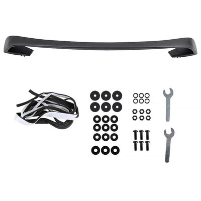 2015-2022 Ford Mustang Matte Black ABS GT350R Style 3PC Rear Spoiler Wing