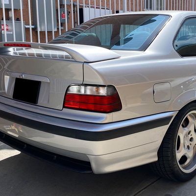 1992-1998 BMW E36 3 Series Coupe/Convertible Tail Lights Chrome/Red Clear Lens
