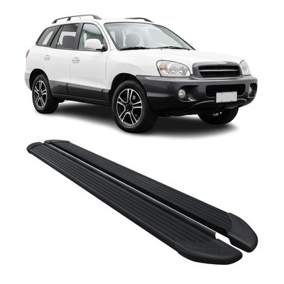 2001-2006 Hyundai Santa Fe Running Boards Side Steps Black
