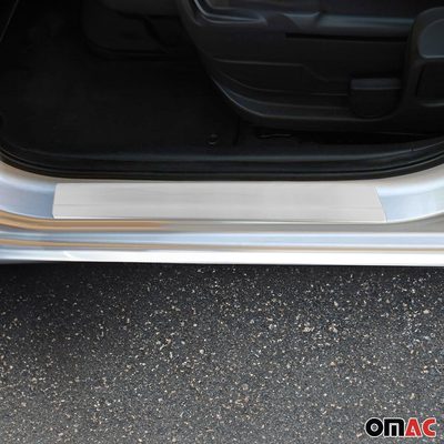 2010-2020 VW Amarok Door Sill Scuff Plate Scratch Protector Gloss 4 Pcs
