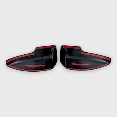 2018-2022 Ford Ecosport Mirror Cover Caps Gloss Black 2Pcs ABS Plastic