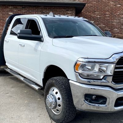 2019-2022 Ram 2500 3500 Black Manual Fold & Heated Side Mirror Passenger
