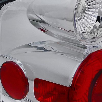 1994-2004 Chevy S10/ GMC Sonoma/ Isuzu Hombre Tail Lights Chrome/Clear Lens