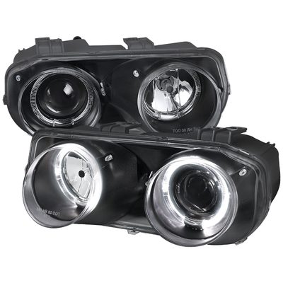 1994-1997 Acura Integra 3DR/4DR Dual Halo Projector Headlights Matt Black