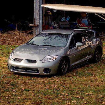 2006-2011 Mitsubishi Eclipse Dual Halo Projector Headlights Chrome/Clear Lens