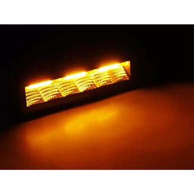 Barra SIXLINE 6" GR Blackout Series 2 Pares Flood