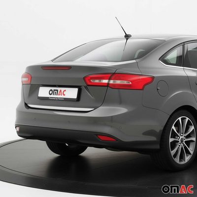 2015-2018 Ford Focus Sedan Rear Trunk Molding Trim Stainless Steel