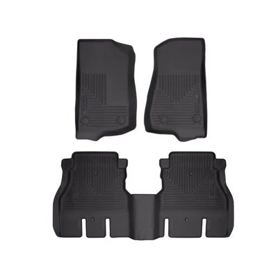 Tapetes Husky Weatherbeater 1ra y 2da Fila para Wrangler JLU 18 - 25