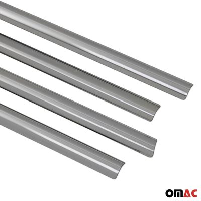 2014-2019 Ford Transit Connect Window Molding Trim Streamer Stainless Steel Silver 4x