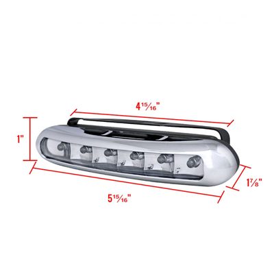 Universal 3W Clear Lens 6 LED Daytime Running Lights