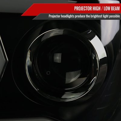 2014-2021 Toyota Tundra LED CBar Projector Headlights Arrow Turn Signals Smoke