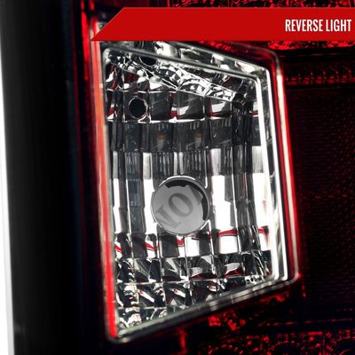 2014-2018 Chevy Silverado 1500 2500HD/Sierra 3500HD LED Tail Lights Red Smoke