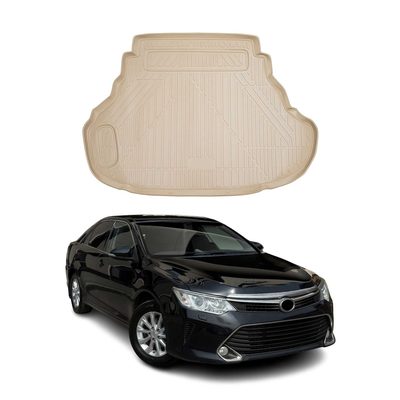 2012-2017 Toyota Camry Cargo Liner Trunk Mat All Weather Beige